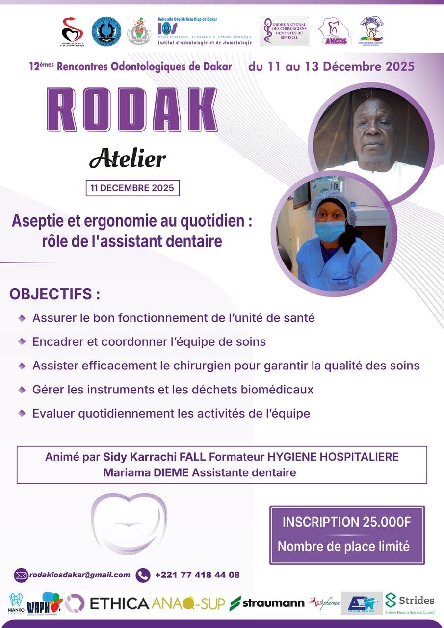 Atelier RODAK - Aseptie et ergonomie au quotidien
