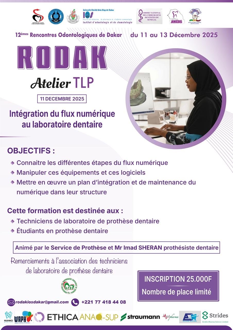 Atelier RODAK - Flux numérique au laboratoire (TLP)